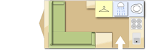 Elddis Xplore 302 2010 caravans layout