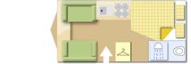 Swift FINESSE 500 2020 caravans layout