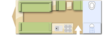 Sterling Elite Emerald 2011 caravans layout