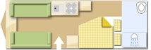 Bailey Discovery D4-4 2021 caravans layout