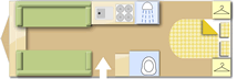 Elddis Affinity 550 2024 caravans layout