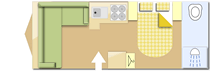 Coachman Lusso 2 2024 caravans layout