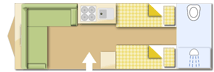 Coachman Lusso 3 2025 caravans layout