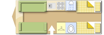 Bessacarr By Design 565 2020 caravans layout