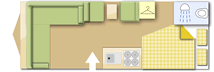 Coachman Acadia 660 Xtra 2024 caravans layout