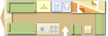 Sprite Major 6TD 2017 caravans layout