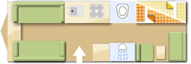 Bailey Phoenix 760 2019 caravans layout
