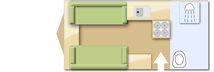 Coachman Pastiche 470 2010 Caravan layout