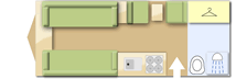Lunar Clubman ES 2011 Caravan layout