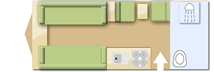 Elddis Sunseeker 524 2005 Caravan layout