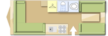 Elddis Odyssey 505 2007 Caravan layout