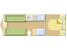 Bailey Unicorn Pamplona 2021 caravans layout