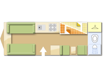 Bailey Pegasus Ancona 2017 caravans layout