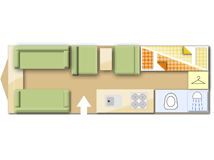 Adria Altea Tamar 2017 caravans layout