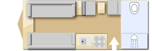 Coachman VIP 520 2023 caravans layout