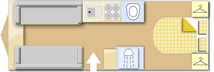 Swift Challenger 650  2025 caravans layout