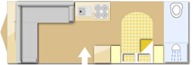 Alaria Ti 2017 caravans layout