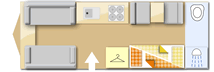 Adria Adora 623 DT Sava 2022 caravans layout