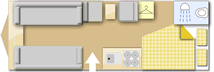 Swift Sprite Quattro FB 2021 caravans layout