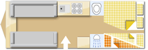 Swift Challenger Grande 670 2025 caravans layout