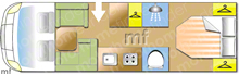 Knaus Sky Ti 2015 Motorhome layout