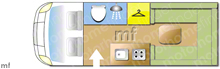 Motorhome layout