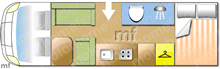 Elnagh Marlon 2007 Motorhome layout