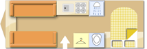 Buccaneer Commodore 2018 caravans layout