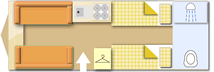 Coachman VIP 565 2017 caravans layout