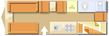 Elddis Osprey 866 2018 caravans layout
