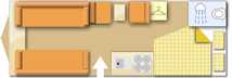 Elddis Osprey 840 2024 caravans layout